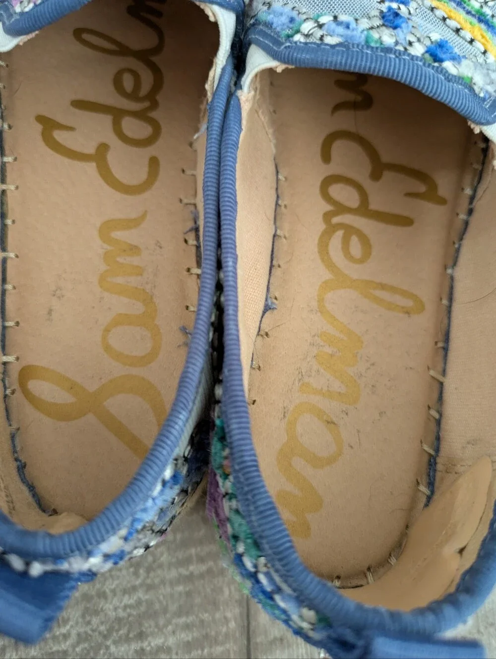 SAM EDELMAN Women's 6  Carrin Multi Color Embroidered Paisley Espadrilles
